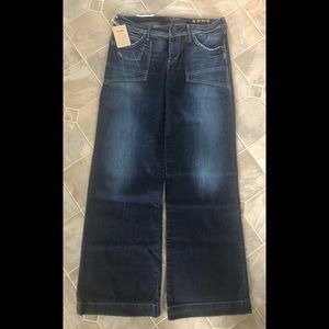 Silver Andy Wideleg Jeans Brand New
